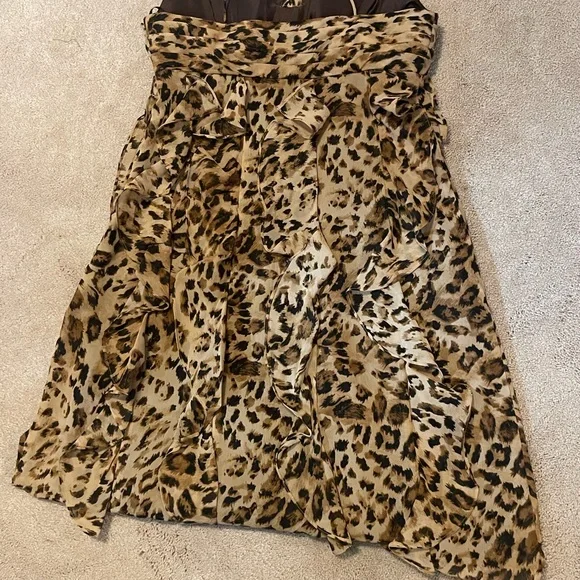 Coldwater Creek Leopard Print Chemise - Picture 2 of 5